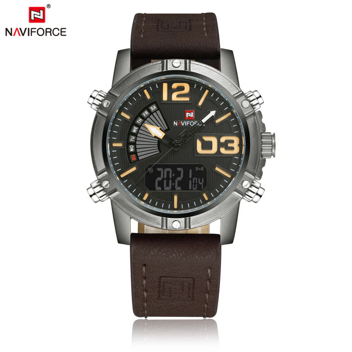 Naviforce NF‑9095 | Rugido Dual para los que Domina el Tiempo