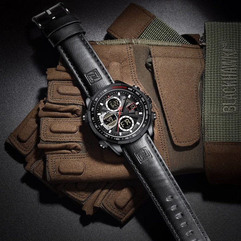 Reloj Naviforce – modelo NF9197 (negro resistente al agua)