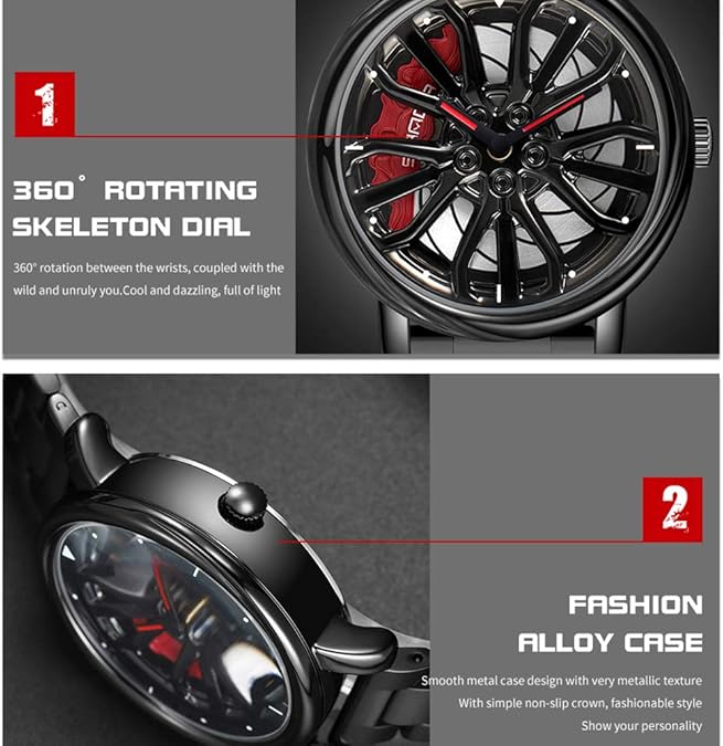 SANDA SA033 – ESTILO ‘WHEEL’ GIRATORIO CON PERSONALIDAD