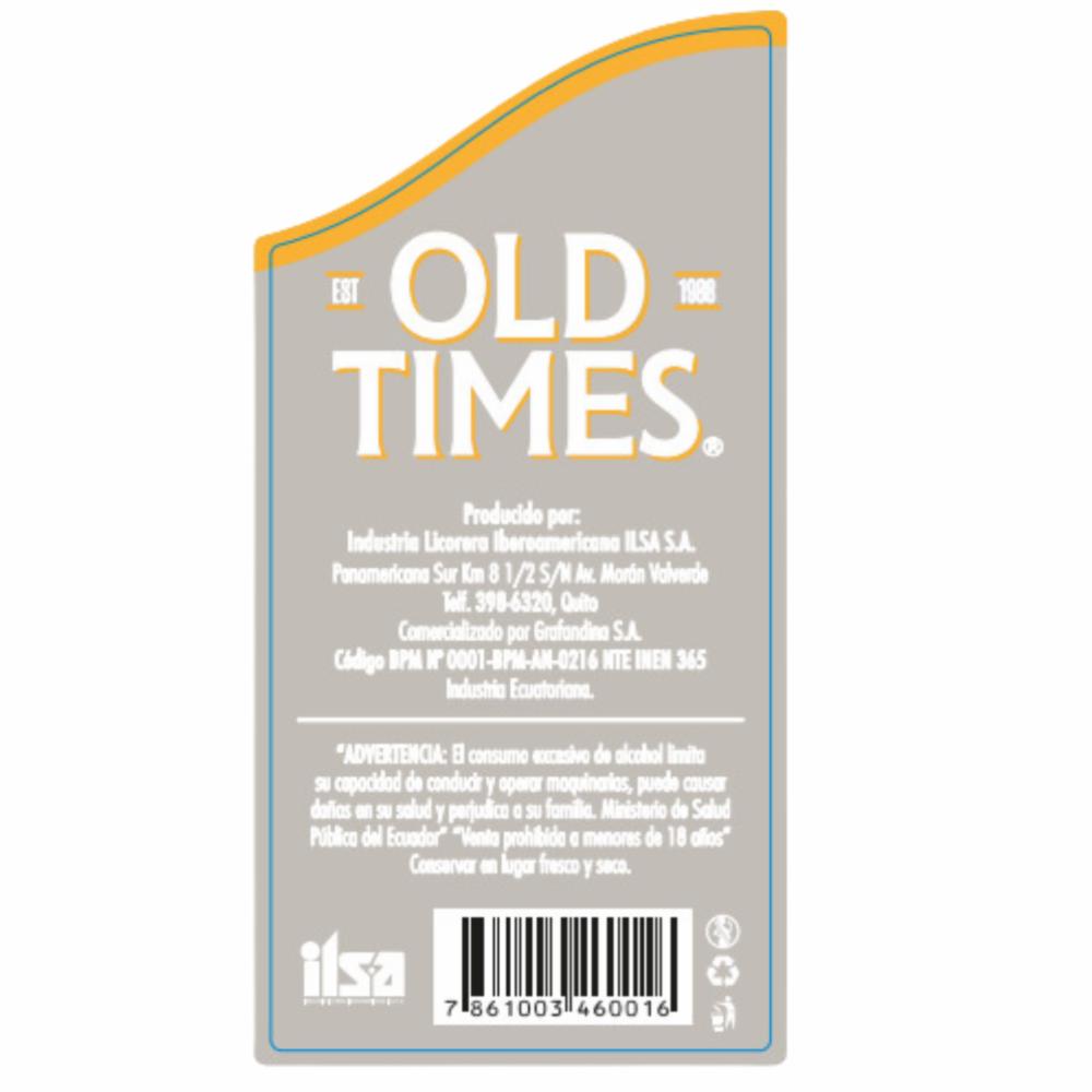 🥇 WHISKY OLD TIMES GOLD – 750 ml
