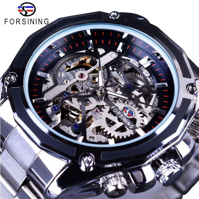 FORSINING 8130 – MECÁNICO ESQUELÉTICO ESTILO STEAMPUNK