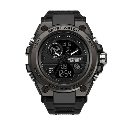 ⌚ Sanda 739 | Militar & Deportivo – Dual Time que Impone Estilo