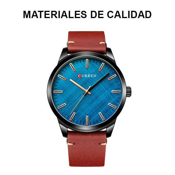 CURREN 8386 – ESTILO ELEGANTE CON TOQUES CAFÉ.