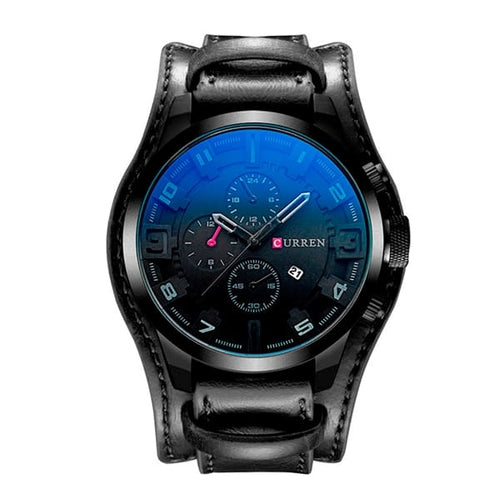 Curren 8225 | Correa Doble de Cuero y Estilo Audaz – El Reloj que Impone Presencia